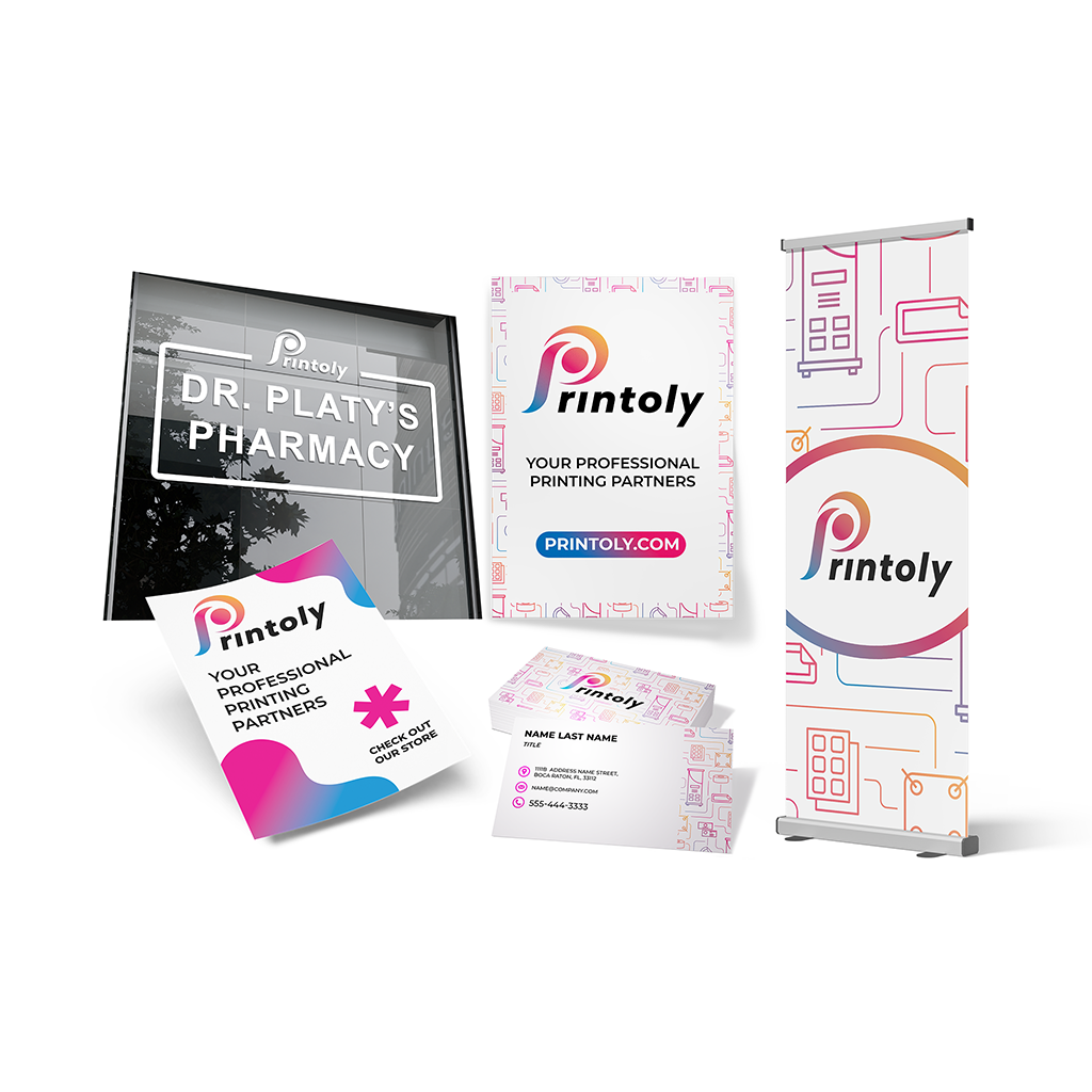 Printed marketing materials