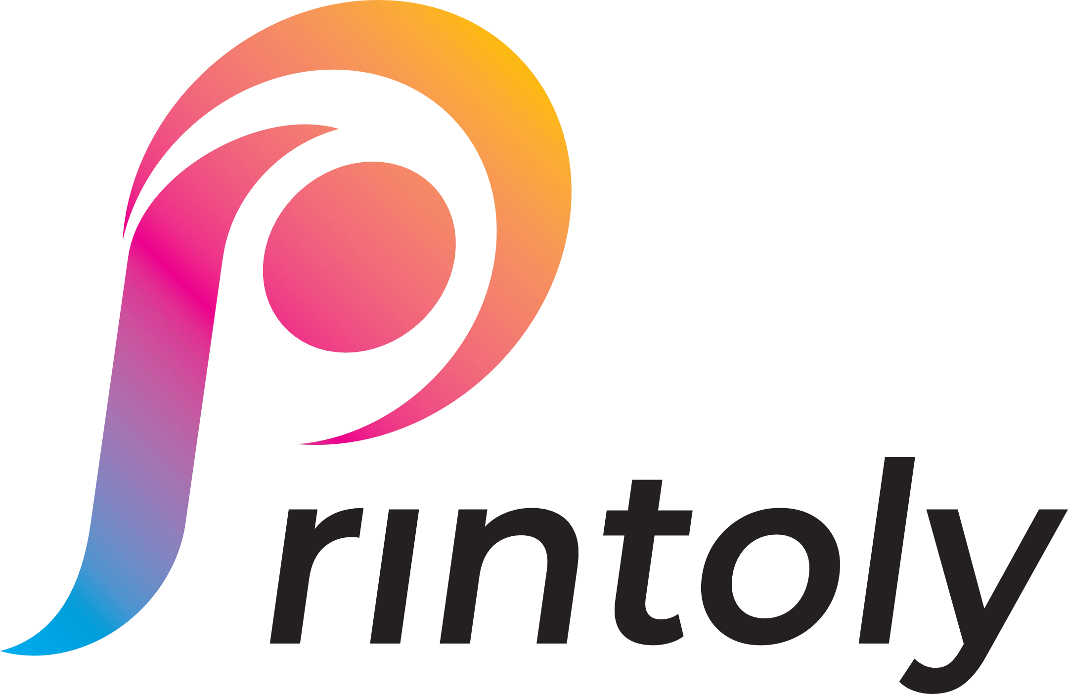 Printoly Digital Printing Logo Large, Printoly ™